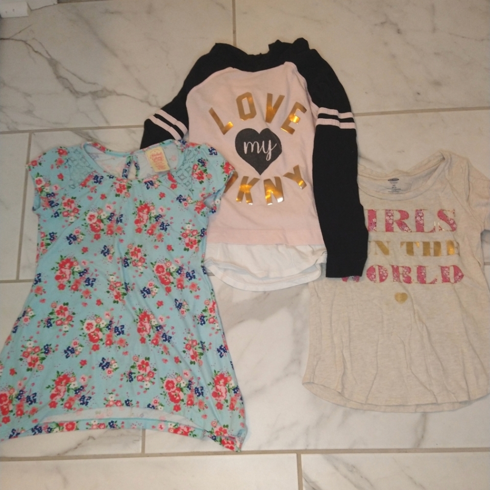 DKNY Old Navy & Faded Glory 3 piece Shirt Set